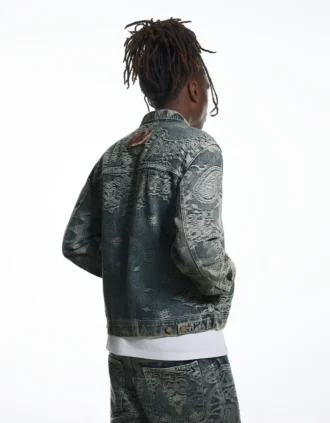 Kurtka Denim Aries X Bershka – męska