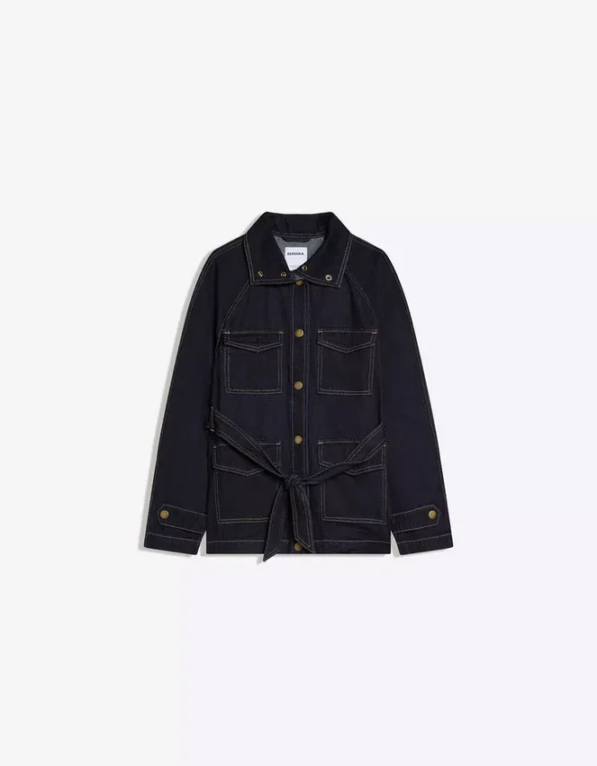 Kurtka Denim z paskiem Kurtka Denim z paskiem