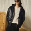 Kurtka Faux Leather z kapturem – Kurtki Kurtka Faux Leather z kapturem – Kurtki