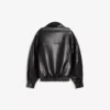 Kurtka Faux Leather z kołnierzem w kształcie lejka Kurtka Faux Leather z kołnierzem w kształcie lejka