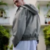 Kurtka techniczna oversize w kratę – Kurtki