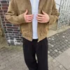 Kurtka z imitacji zamszu