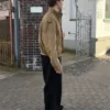 Kurtka z imitacji zamszu