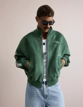 Kurtka z imitacji zamszu o prostym kroju Fit – Kurtki – Mężczyźni Kurtka z imitacji zamszu o prostym kroju Fit – Kurtki – Mężczyźni