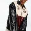 Kurtka z nadrukiem z Faux Leather Kurtka z nadrukiem z Faux Leather