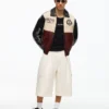 Kurtka z nadrukiem z Faux Leather Kurtka z nadrukiem z Faux Leather