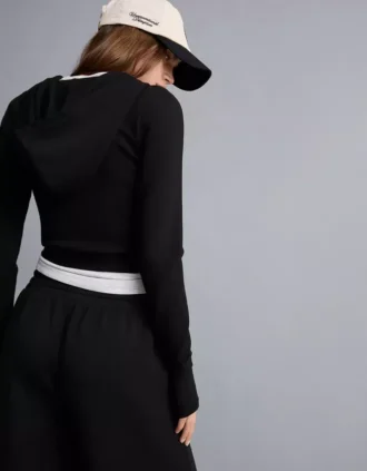 Miękka bluza z kapturem z mieszanki modalu zapinana na zamek – Bluzy i bluzy z kapturem Miękka bluza z kapturem z mieszanki modalu zapinana na zamek – Bluzy i bluzy z kapturem