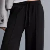 Miękkie spodnie Wide Leg – Spodnie – Kobiety