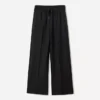 Miękkie spodnie Wide Leg – Spodnie – Kobiety