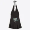 Mini sukienka z odkrytymi ramionami Ed Hardy X Bershka