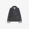 Oversize’owa kurtka z teksturowanego Denimu – Kurtki i trencze Oversize’owa kurtka z teksturowanego Denimu – Kurtki i trencze