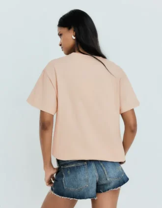 Oversize’owy T-shirt z nadrukiem Tyla – damski