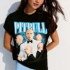 Oversize T-shirt z nadrukiem Pitbull