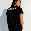 Oversize T-shirt z nadrukiem Pitbull