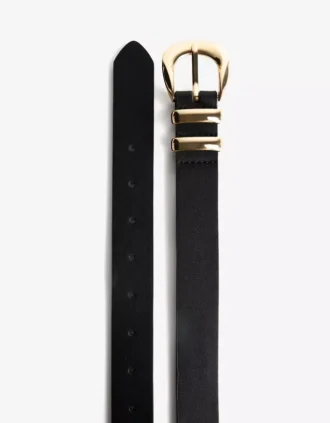 Pasek Faux Leather z klamrą – Akcesoria