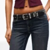 Pasek Faux Leather z ćwiekami – Akcesoria Pasek Faux Leather z ćwiekami – Akcesoria