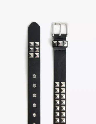 Pasek Faux Leather z ćwiekami – Akcesoria