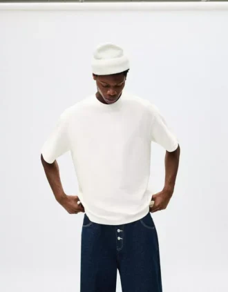 Pluszowa koszulka z krótkim rękawem – T-shirty i koszulki polo Pluszowa koszulka z krótkim rękawem – T-shirty i koszulki polo
