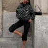 Spodnie capri z rozcięciami u dołu – #Bershkastyle – damskie Spodnie capri z rozcięciami u dołu – #Bershkastyle – damskie