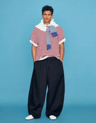 Spodnie o dopasowanym kroju typu barrel – Bershka Lovers Spodnie o dopasowanym kroju typu barrel – Bershka Lovers