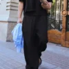 Spodnie plisowane, bardzo luźne, typu baggy, Jogger