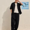 Spodnie typu baggy w stylu rustykalnym Spodnie typu baggy w stylu rustykalnym