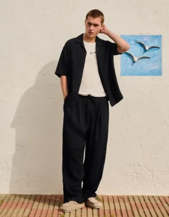 Spodnie typu baggy w stylu rustykalnym Spodnie typu baggy w stylu rustykalnym