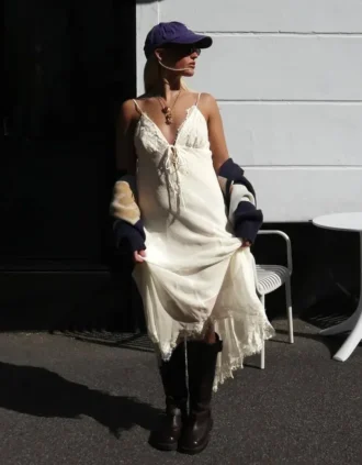 Sukienka midi w stylu boho