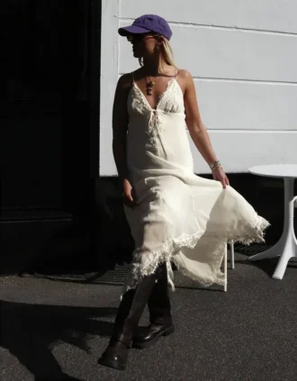 Sukienka midi w stylu boho