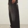 Super luźne jeansy z haftem Super luźne jeansy z haftem