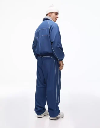 Super luźne spodnie typu baggy techniczne