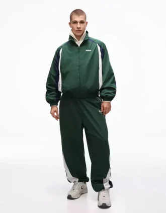 Super luźne techniczne spodnie typu baggy sportowe