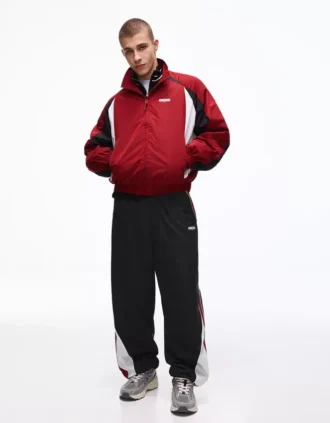 Super luźne techniczne spodnie typu baggy sportowe
