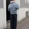 Super luźne, zwiewne spodnie typu baggy z zaszewkami