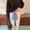 Sweter Oversize z okrągłym dekoltem