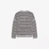 Sweter w paski z kołnierzykiem polo Sweter w paski z kołnierzykiem polo