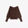 Sweter z asymetrycznym ściągaczem u dołu Sweter z asymetrycznym ściągaczem u dołu