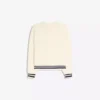 Sweter z nadrukiem o fakturze frotte