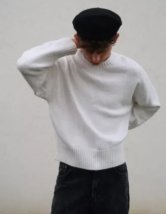 Sweter z okrągłym dekoltem – #Bershkastyle – Męskie