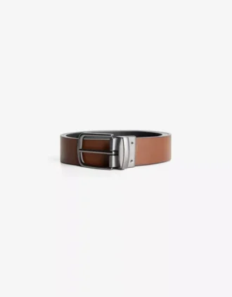 Szeroki, dwustronny pasek Faux Leather – Akcesoria