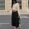 Szorty bermudy w paski – #Bershkastyle – damskie Szorty bermudy w paski – #Bershkastyle – damskie