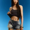 Szorty Denim Ed Hardy X Bershka Szorty Denim Ed Hardy X Bershka