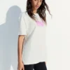 T-shirt Oversize z nadrukiem Bini