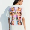 T-shirt Oversize z nadrukiem Bini