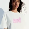 T-shirt Oversize z nadrukiem Bini