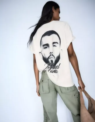 T-shirt z krótkim rękawem z nadrukiem Manuel Turizo – damska T-shirt z krótkim rękawem z nadrukiem Manuel Turizo – damska