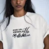 T-shirt z krótkim rękawem z nadrukiem Manuel Turizo – damska
