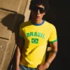 T-shirt z nadrukiem o dopasowanym kroju Slim Fit