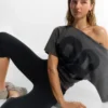 Techniczne spodnie capri z dzianiny Techniczne spodnie capri z dzianiny