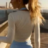 Techniczny kardigan typu balerina Techniczny kardigan typu balerina
